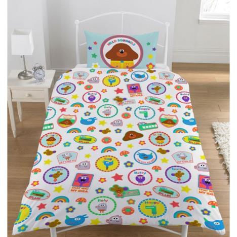 Hey Duggee Squirrels Reversible Single Duvet Cover Bedding Set Extra Image 1